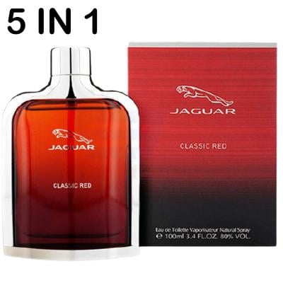5 In 1 Jaguar Classic Red 100ml Perfume For Men