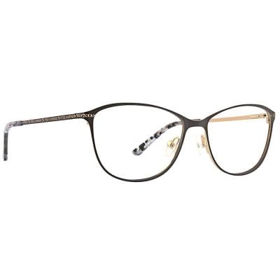 Xoxo XO SARASOTA BLCK Womens Sarasota Oval Eyeglasses Frame 781096550180 Black