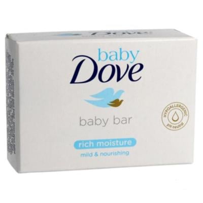Dove 1230230 Baby Rich Moisture Bar Soap 75g White