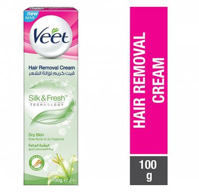 Veet Hair Remover Cream Shea Butter & Lily Dry Skin 100ML