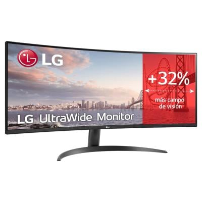 LG 34WR50QC-B UltraWide Curved Monitor, 34 Inches Black