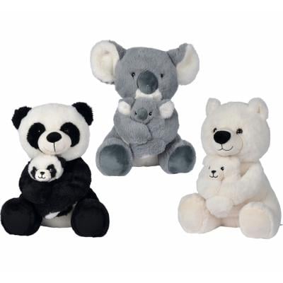 Simba 6305851121 Panda Koala Polar w baby Assorted Multicolor