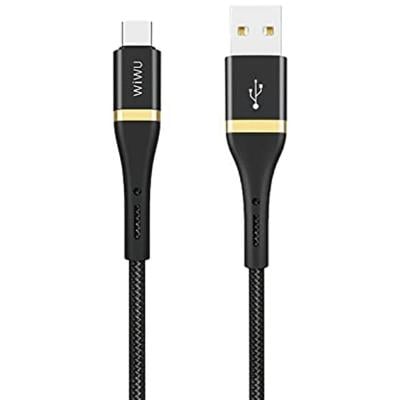 WIWU Elite Data Cable ED-101 2.4A USB To Type C 1.2m Black
