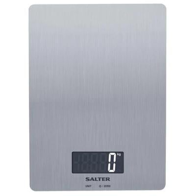 Salter Brushed Stainless Steel Digital Kitchen Scale, 1103 SSDR
