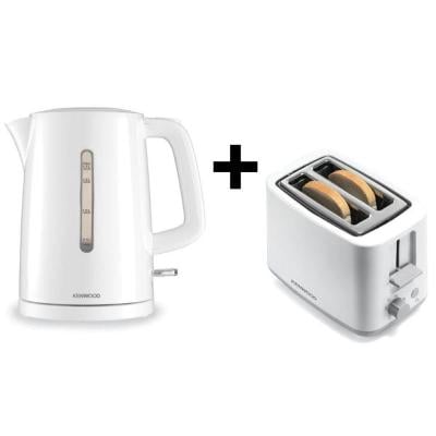Kenwood ZJP00.000WH + TCP01.A0WH Kettle Plus Kenwood 2 Slice Toaster White