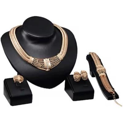 Jewelry N27117853A Necklace Earring Set 4 Piece