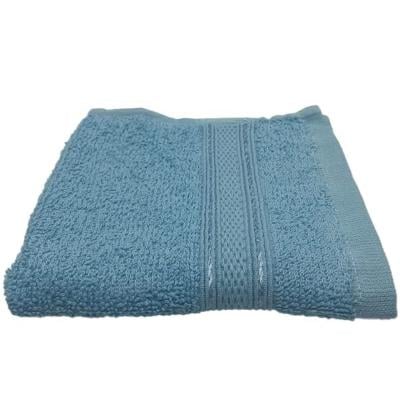 BYFT 110101005605 Daffodil Washcloth 30x30 cm Set of 1  100% Cotton Light Blue