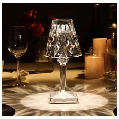 Generic Touch Crystal Diamond Table Lamp