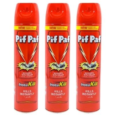 Pif Paf 3 Pack Insta kill Mosquito & Fly Killer Spray 400ml