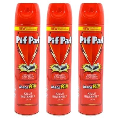 Pif Paf 3 Pack Insta kill Mosquito & Fly Killer Spray 400ml
