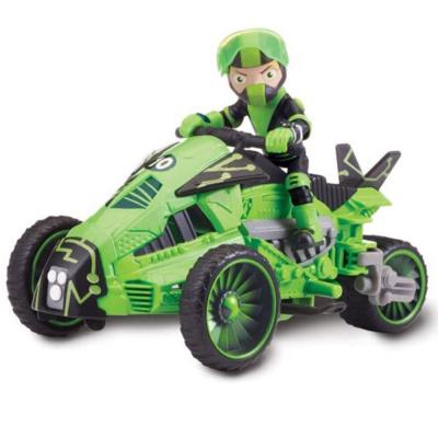 Ben10 77400E Transforming Omni Cycle with Figure, Green
