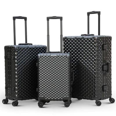 Zap TBADSTGY31 Carry On Travel Luggage with 360 Degree Spinner Wheels 3Pcs Set 20In 24In 28In Grey