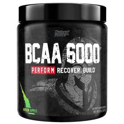 Nutrex BCAA 6000 Intra and Post Workout Muscle Builder Green Apple 30 Serv