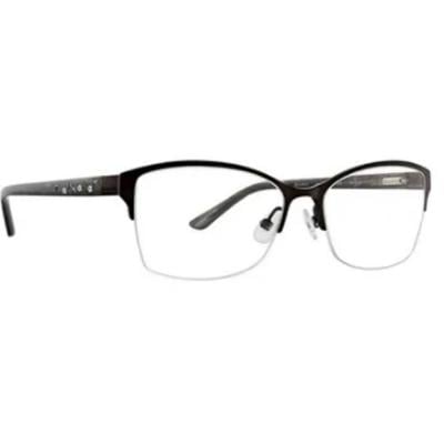 Badgley Mischka 781096540594 Womens Priscille Rectangular Eyeglasses Frame