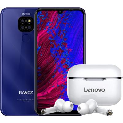 2 In 1 Ravoz Z5 Pro Dual SIM 4GB RAM 64GB Storage 4G LTE, Glossy Purplish Blue And Lenovo LP1 Live Pod Wireless Bluetooth Earphone