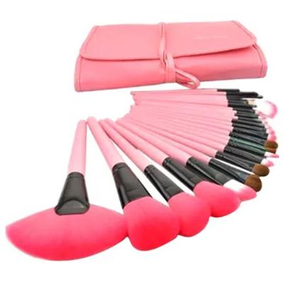 24 Piece Lightprofessional Cosmetic Makeup Brushes Set N23975007A Pink