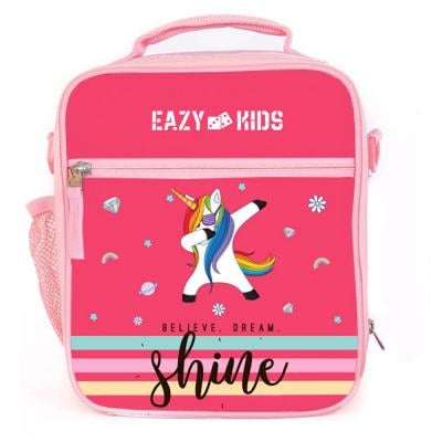 Eazy Kids EZ_LB_UIPI Bento Lunch Bag Unicorn, Pink