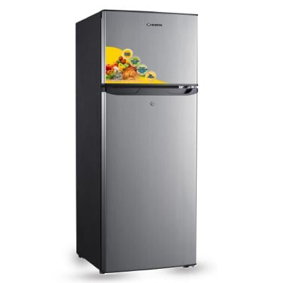 Elekta Double Door Refrigerator 450L Silver-EFR-450SS