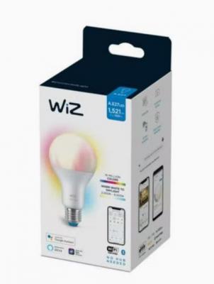 Wiz 929002449702 Colours And Tunable Whites A67 E27-WiFi+Bluetooth Smart LED Bulb White 7.7x14.2x7.7cm