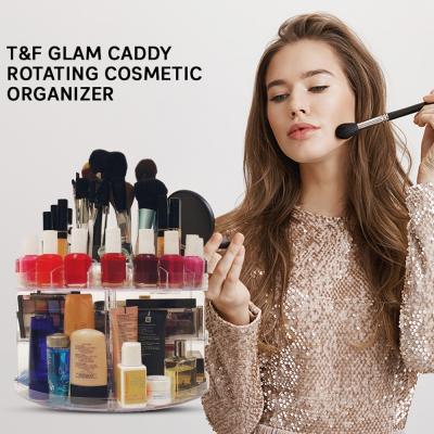 T&F Glam Caddy Rotating Cosmetic Organizer