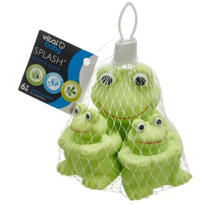 Vital Baby Splash Squirt and Splash Ducks and Frogs 3pk
