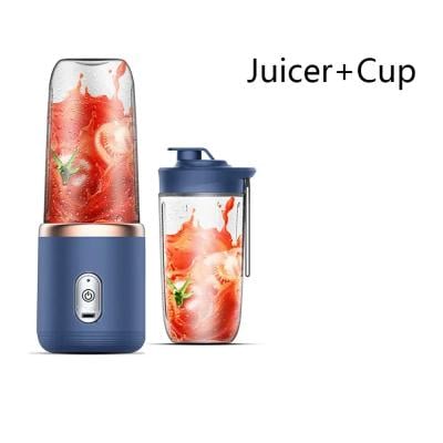 Portable 6 Blade Juicer Cup  Automatic Electric Smoothie Blender, Crusher, And Food Processor, Assorted Color