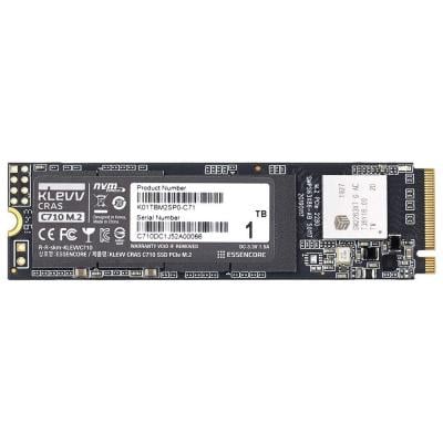 Klevv Cras K01TBM2SP0-C71 M.2 SSD Nvme Pcle Gen3 x4 1TB 3D Tlc Nand Rw Up to 2100Mbs  1650Mbs Internal Solid State Drive