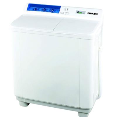 Nikai Semi Automatic Washing Machine Twin Tub, NWM700SPN9