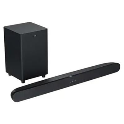 TCL 2.1 Channel Home Theater Sound Bar With Wireless Subwoofer Black TS6110