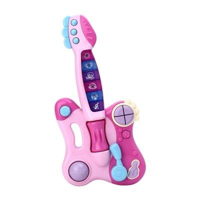Huanger HE0502 Baby Toys Dynamic Guitar Purple