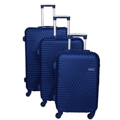 Siddique JNX01-3 Lightweight Luggage Set of 3 Bag, Admiral Blue