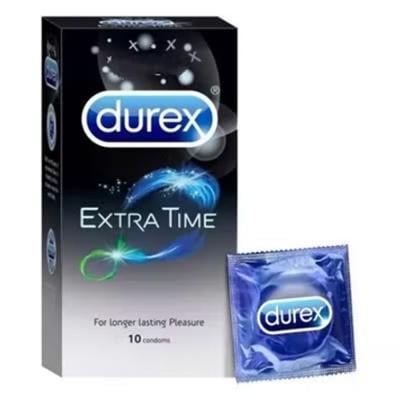 Durex 10 Piece Extra Time Condoms