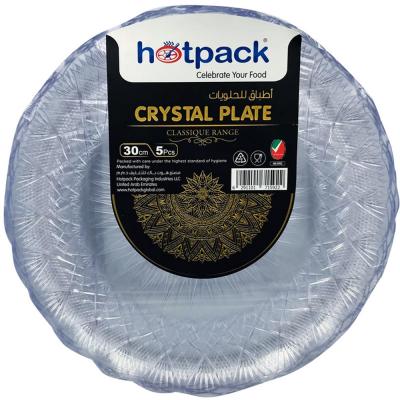 Hotpack HSMCP30 Crystal Plate 30cm, 5pcs