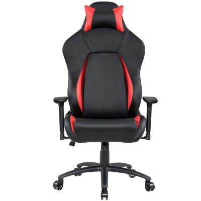 XFX XF-CHGA-IZZ20 Faux Leather Gaming Chair, Black and Red