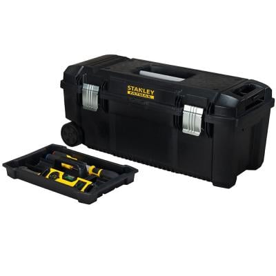 Stanley FatMax Structural Foam Toolbox with Telescopic Handle, Yellow/Black