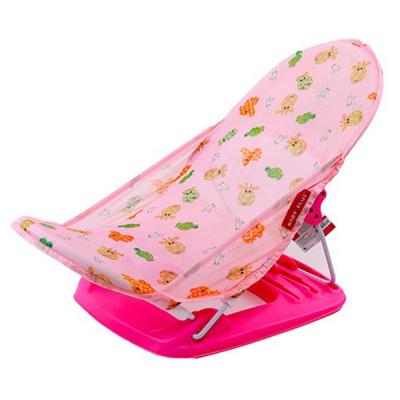 Baby Plus BP8284-Pink Baby Bather with 3 Position Recline Backrest, Pink