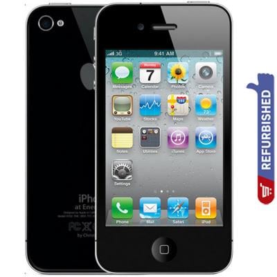 Apple iPhone 4s, 512MB RAM 16GB Storage, Black - Refurbished