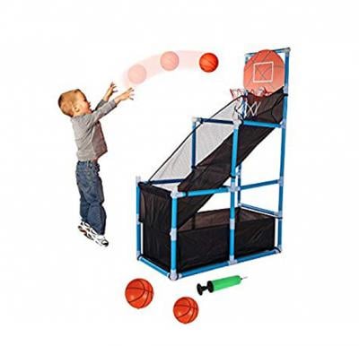 Indoor and Outdoor Basketball playing Set for Kids, 4.5 Feet With 3 Balls , 5024A 