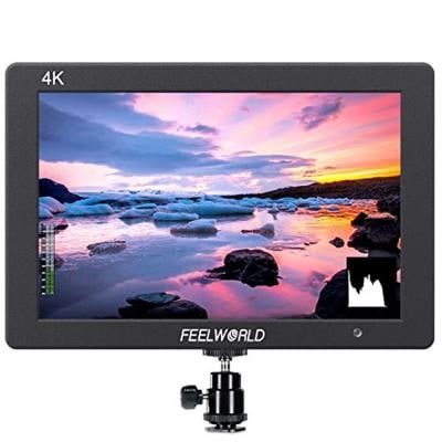 Feelworld T7  On Camera Field Monitor with 4 K HDMI Input Output Aluminum Housing for DSLR Camera 7 inch Black