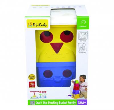 K s Kids Owl! The Stacking Bucket Family, KA10498-GB