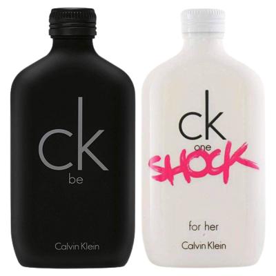 2 In 1 Calvin Klein Be Eau De Toilette for Men, 100ml And Calvin Klein One Shock EDT 100ml For Women
