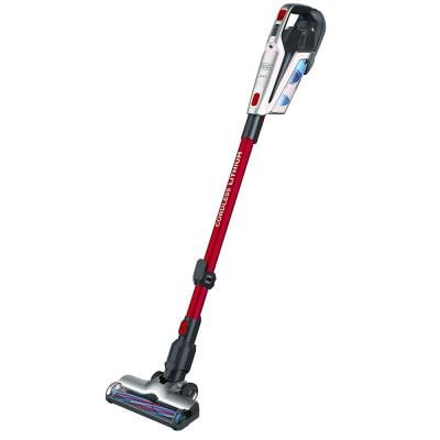 Black and Decker BHFE620J-GB 2Ah Li-Ion Cordless Vacuum Cleaner with Jack Plug Charger, Red
