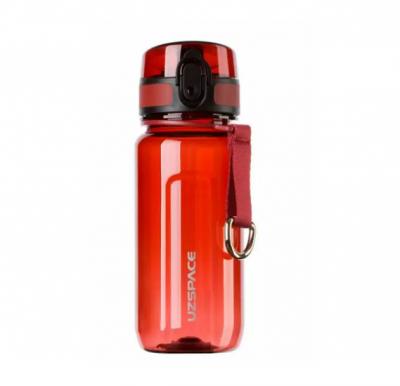 Uzspace 350ML Tritan Plastic Water Bottle 6017 Red