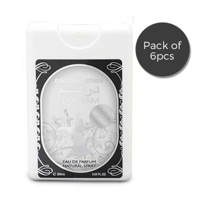 6 in 1 Dirham Pocket Perfume Pack, 20ml x 6