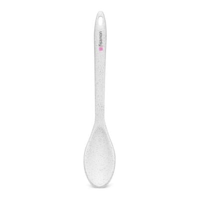 Fissman 1442 Serving Spoon White 33.5cm Bianca Series Nylon And Silicone