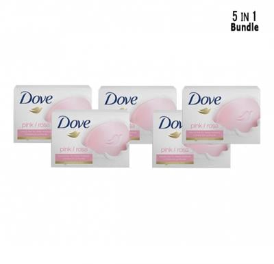 5 في 1 عرض Budle Dove Soap Bath Pink 4.75oz.135 جم
