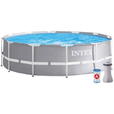 Intex Prism Frame Pools 12ft X 30in (with Pump) - 26712