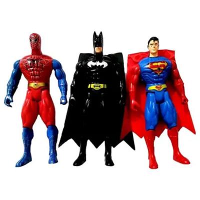 Spiderman Superman And Batman Action Figures Set, 3 Piece