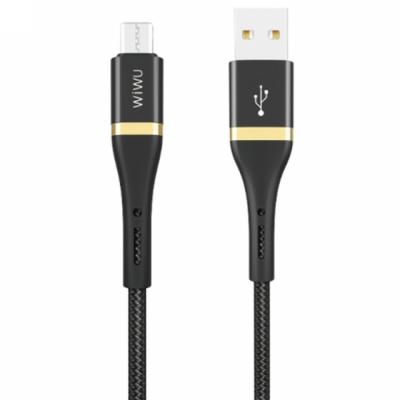 WIWU Elite Data Cable ED-102 2.4A USB To Micro USB 1.2m Black