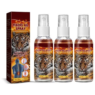 Tiger Oil Spray Relieve Knee Joint Muscle Cervical Lumbar Pain Spray Massage Oil Pain Massage Mist